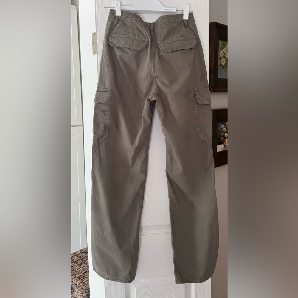 Zara Charcoal Cargo Pants - Picture 3 of 4